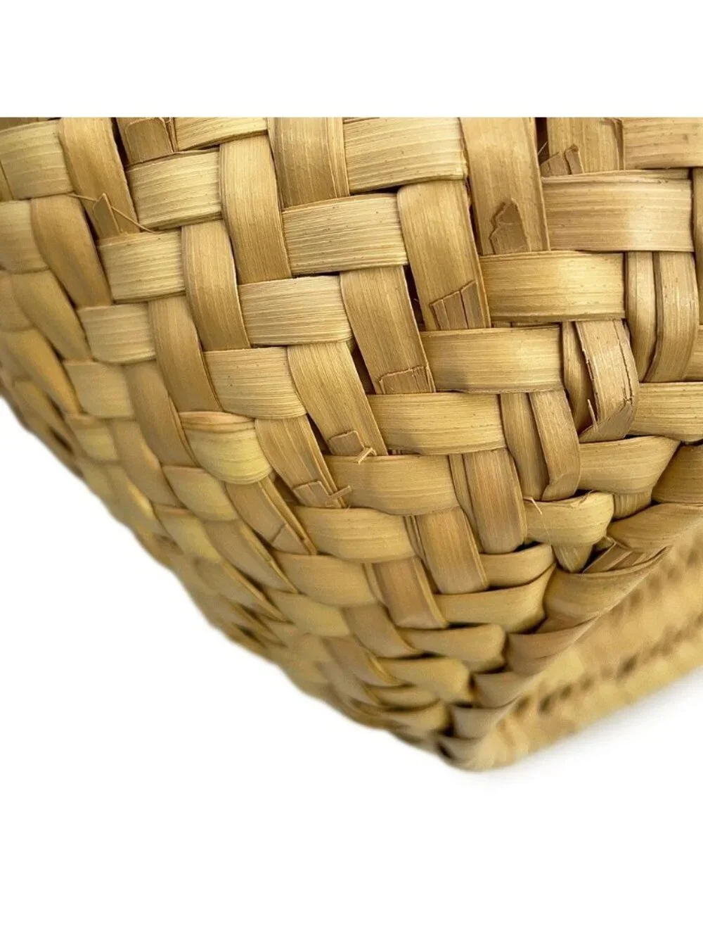 Loewe Tote Anagram Raffia Leather Basket
